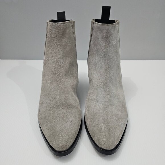 NEW Rag & Bone Rover Ankle Boot Womens EU 40 Cemento Gray Suede Chelsea Designer - Picture 4 of 14